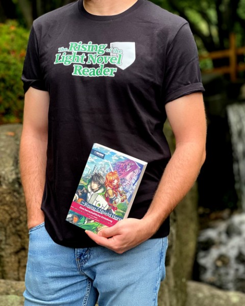 T-Shirt Schwarz Light Novel Reader