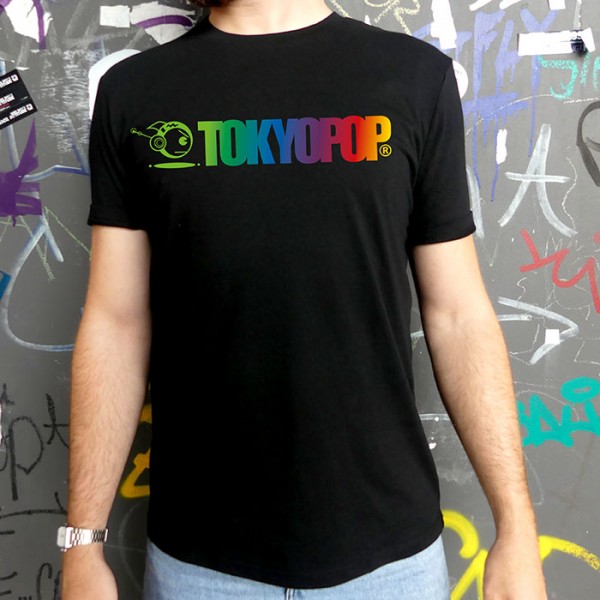 Schwarzes T-Shirt TOKYOPOP Logo Verlauf